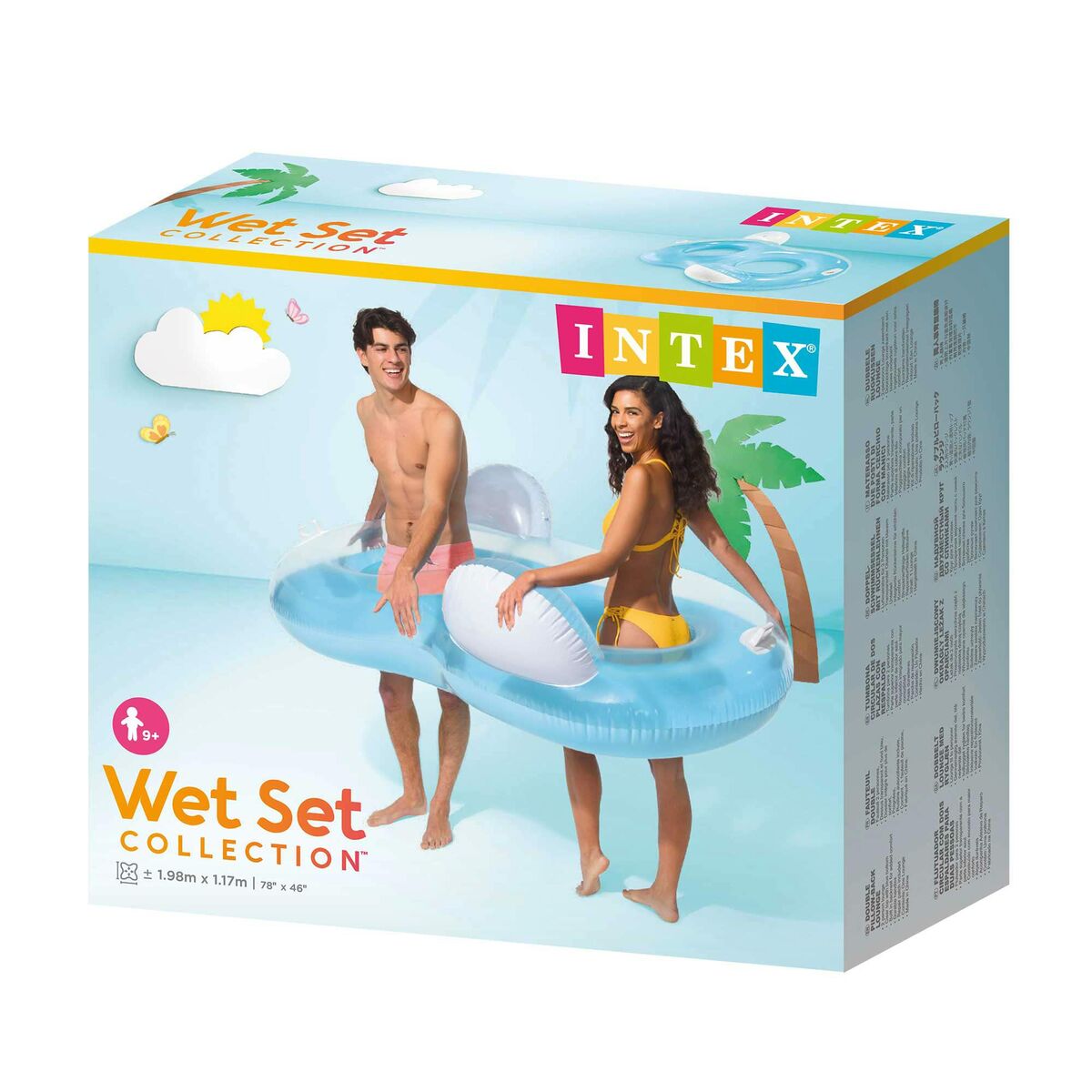 Materassino Gonfiabile Intex 56800 Supporto 198 x 117 cm