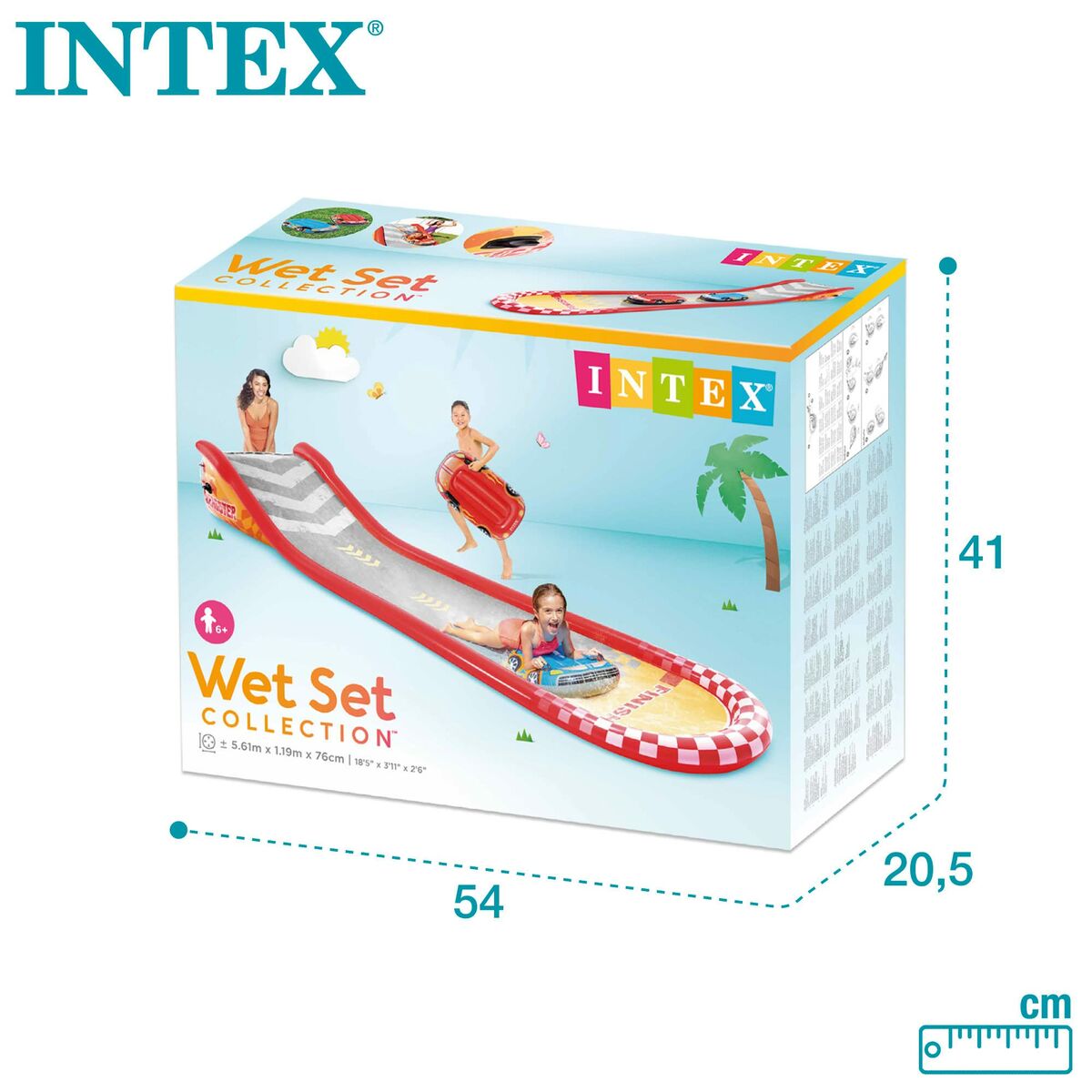 Scivolo ad acqua Intex 57167NP 561 x 119 x 76 cm Gonfiabile (561 x 119 x 76 cm)