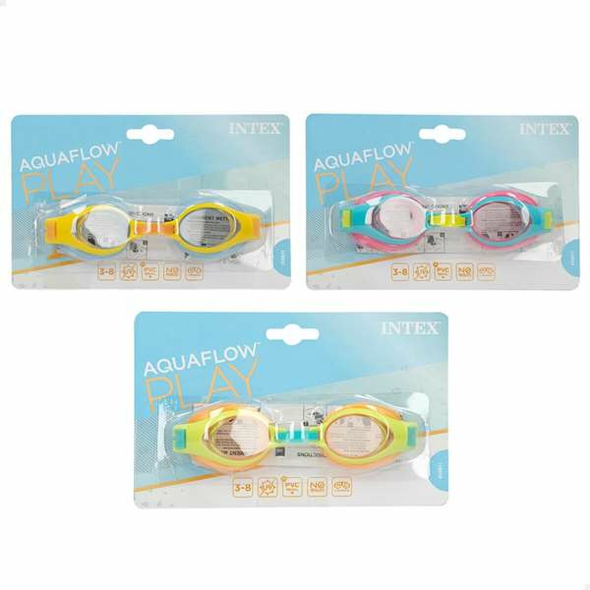Occhialini da Nuoto per Bambini Intex Plastica