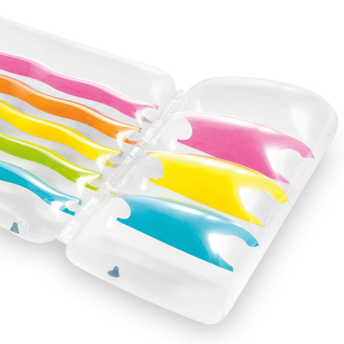 Materassino Gonfiabile Intex         Arcobaleno Trasparente 203 x 23 x 84 cm