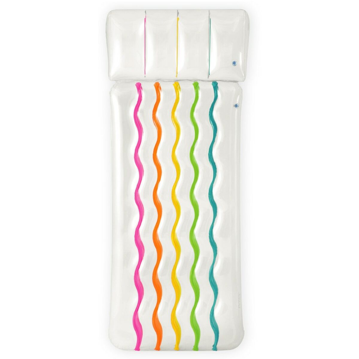 Materassino Gonfiabile Intex         Arcobaleno Trasparente 203 x 23 x 84 cm