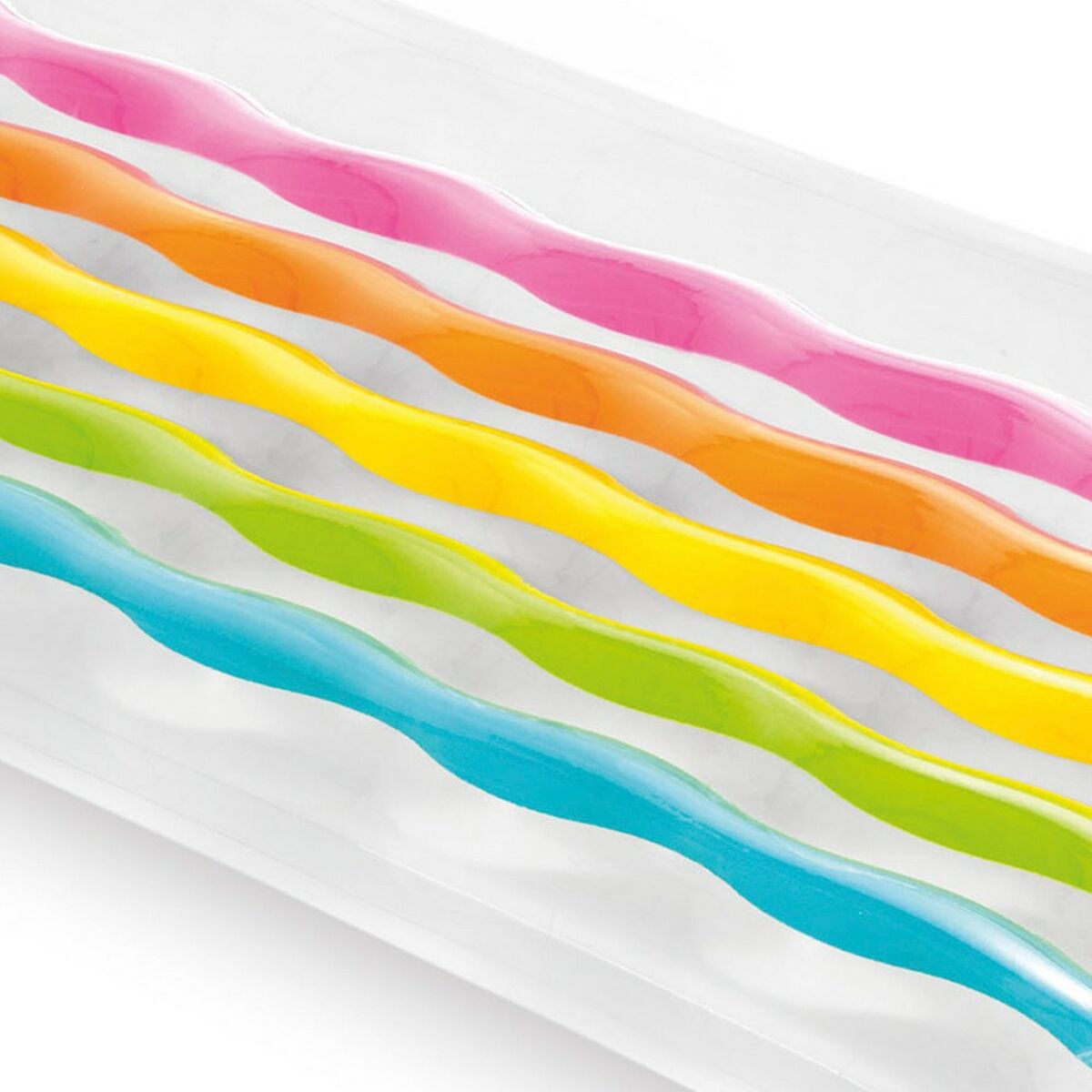 Materassino Gonfiabile Intex         Arcobaleno Trasparente 203 x 23 x 84 cm