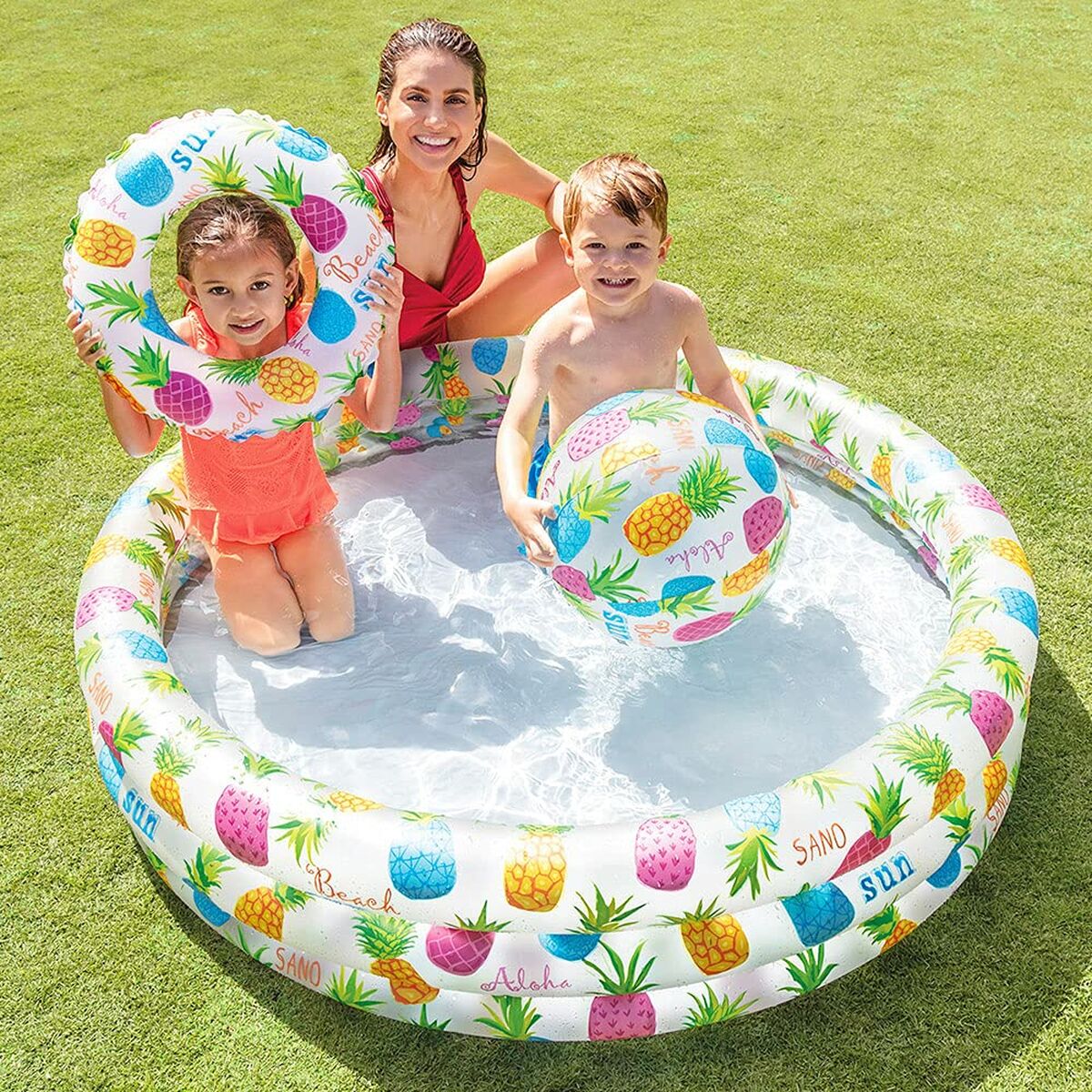 Piscina Gonfiabile per Bambini Colorbaby Beach Sun 248 L