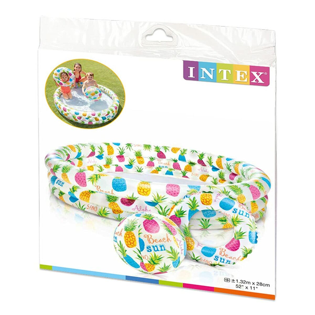 Piscina Gonfiabile per Bambini Colorbaby Beach Sun 248 L