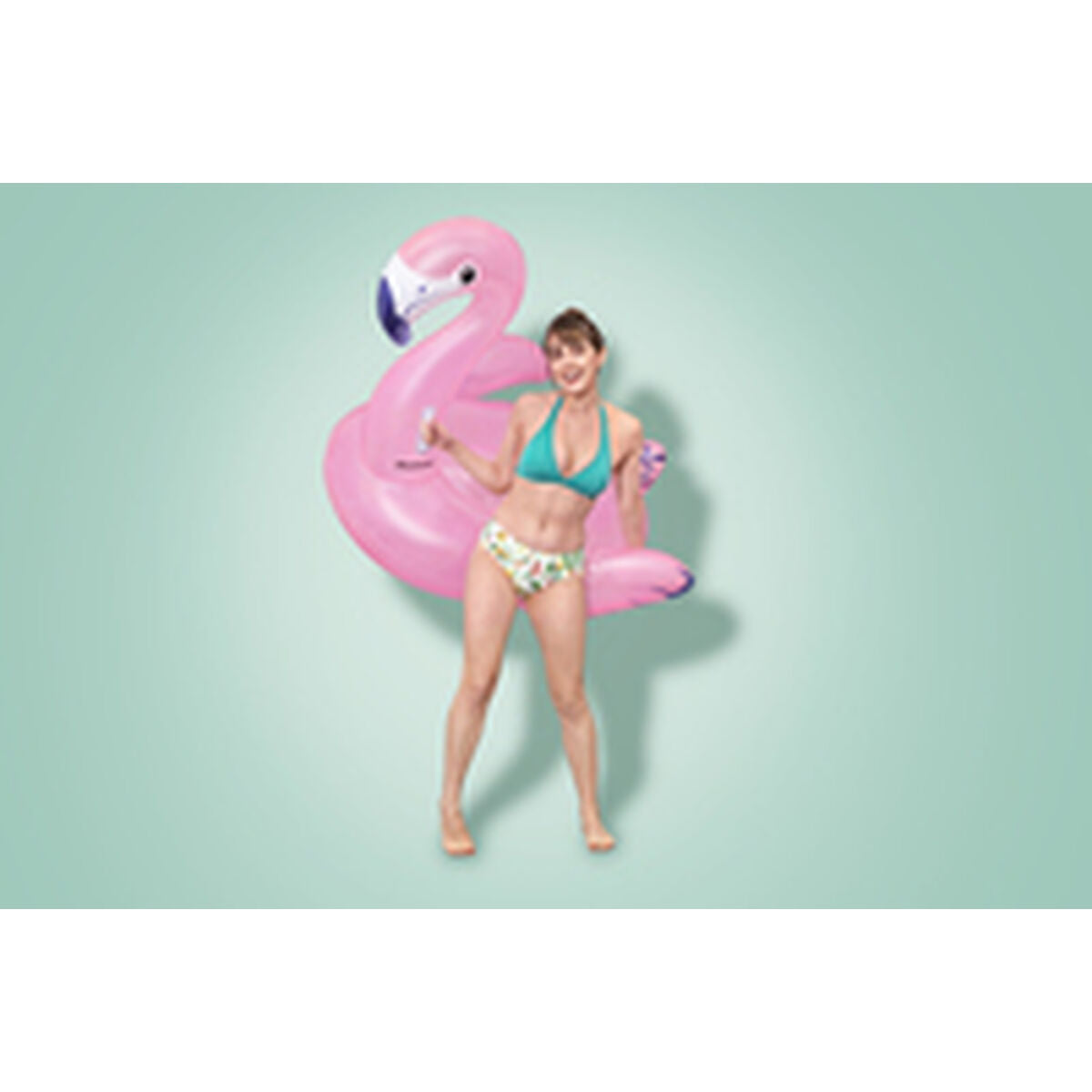 Salvagente Gonfiabile Bestway Fenicottero rosa 153 x 143 cm