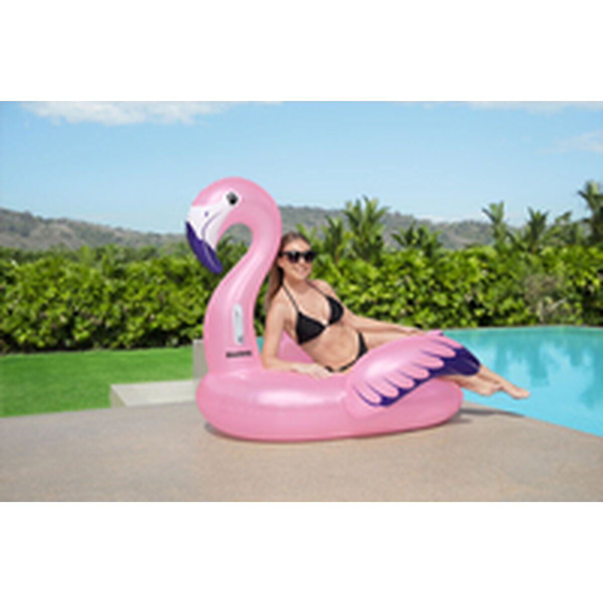 Salvagente Gonfiabile Bestway Fenicottero rosa 153 x 143 cm