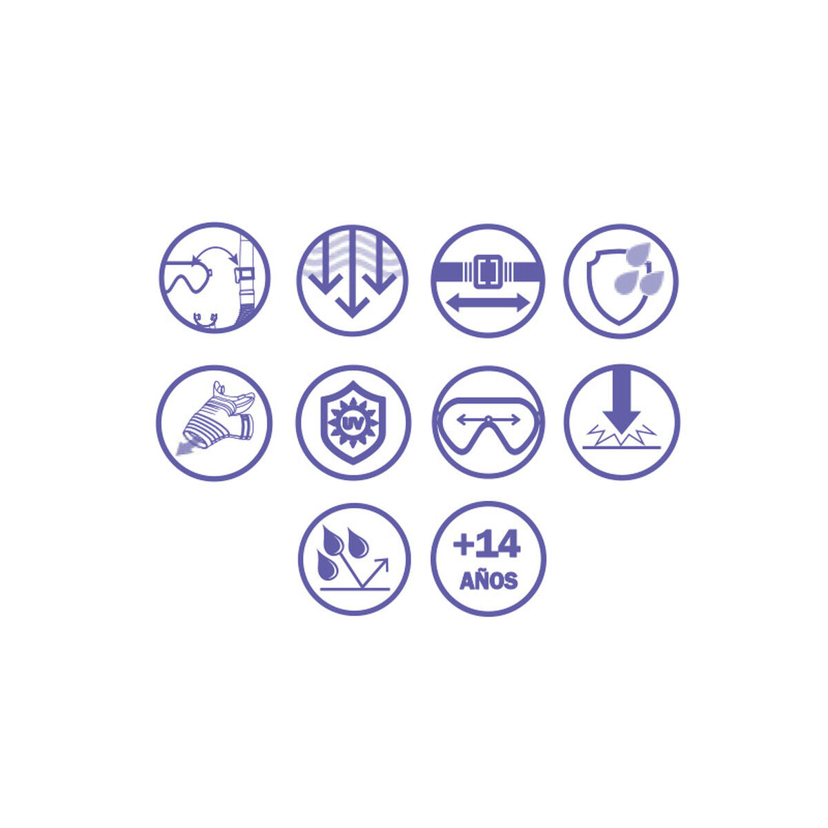 Occhialini da Snorkeling e Boccaglio per Bambini Bestway Azzurro Nero Multicolore L/XL