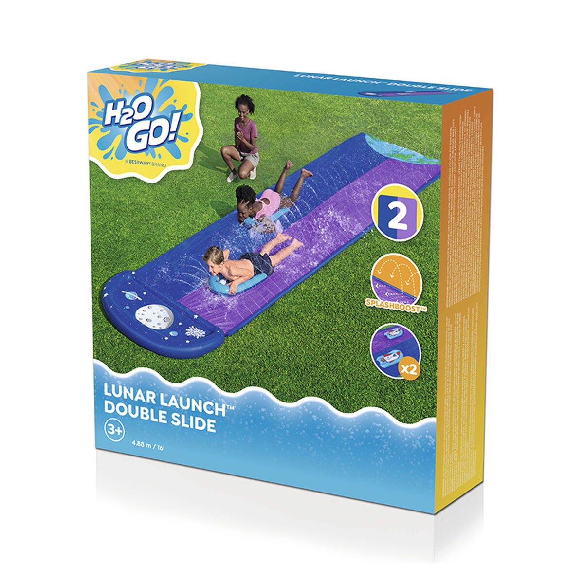 Scivolo ad acqua Bestway Scorrevole Doppia 488 x 138 cm