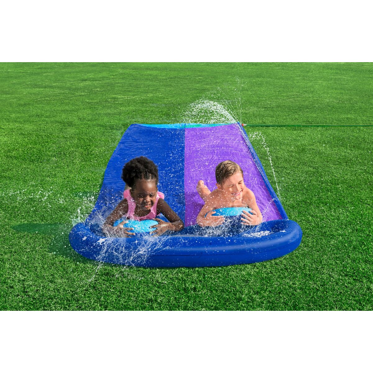Scivolo ad acqua Bestway Scorrevole Doppia 488 x 138 cm