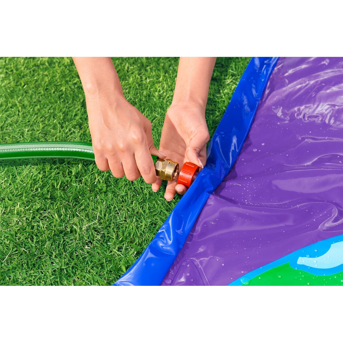 Scivolo ad acqua Bestway Scorrevole Doppia 488 x 138 cm