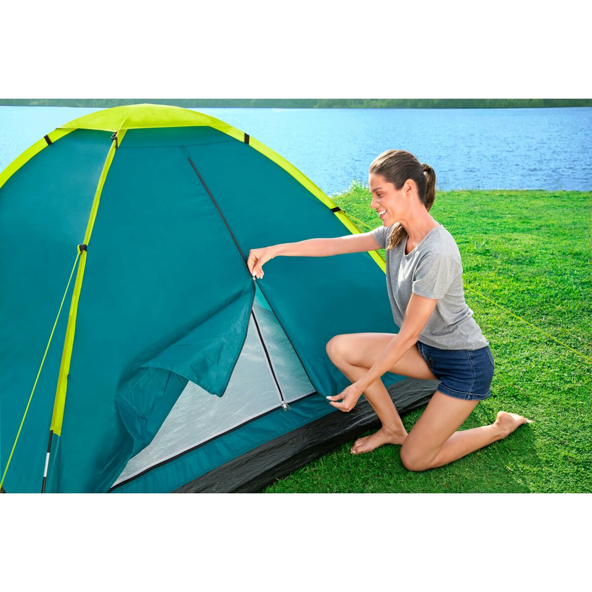 Tenda da Campeggio Bestway 205 x 145 x 100 cm Verde