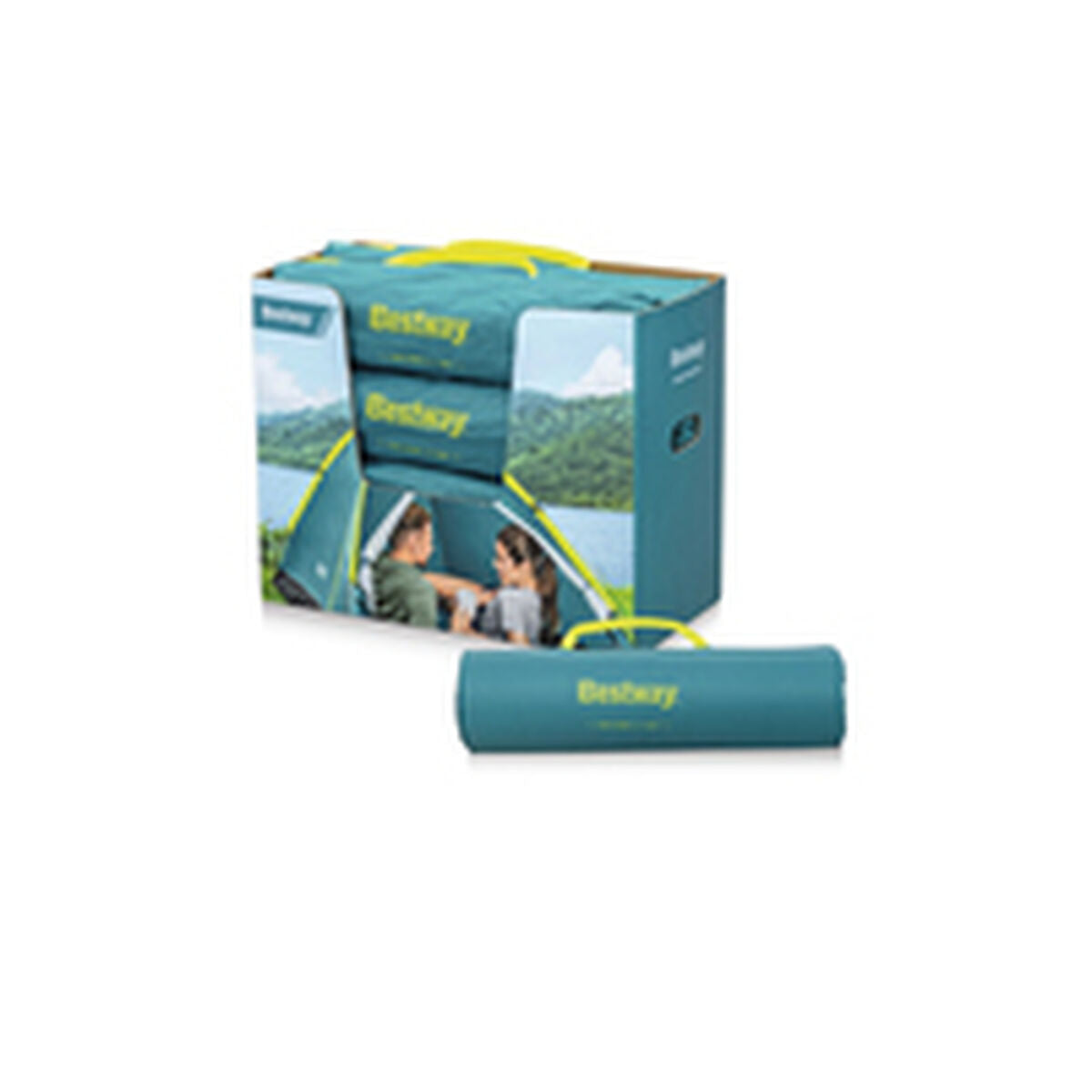 Tenda da Campeggio Bestway 210 x 210 x 130 cm Verde
