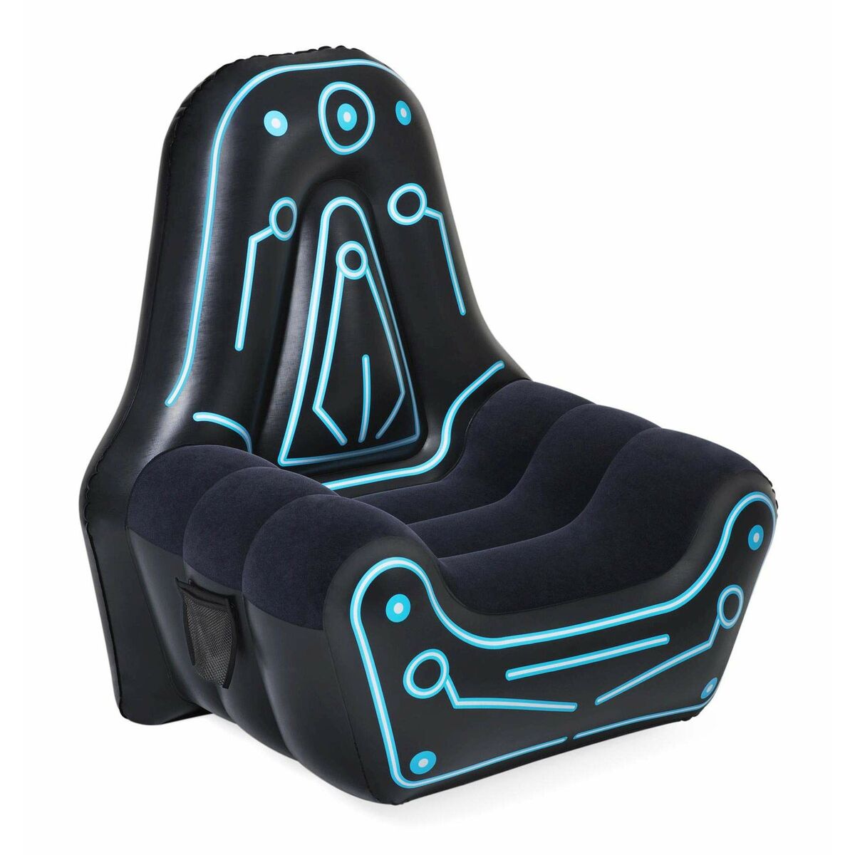 Poltrona Gonfiabile Bestway Gamer 112 x 99 x 125 cm Nero