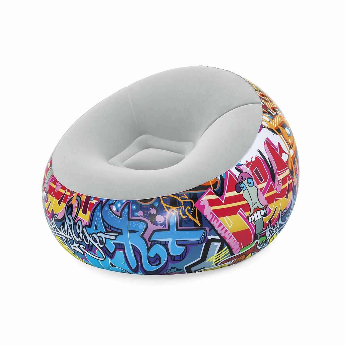 Poltrona Gonfiabile Bestway Graffiti 112 x 112 x 66 cm