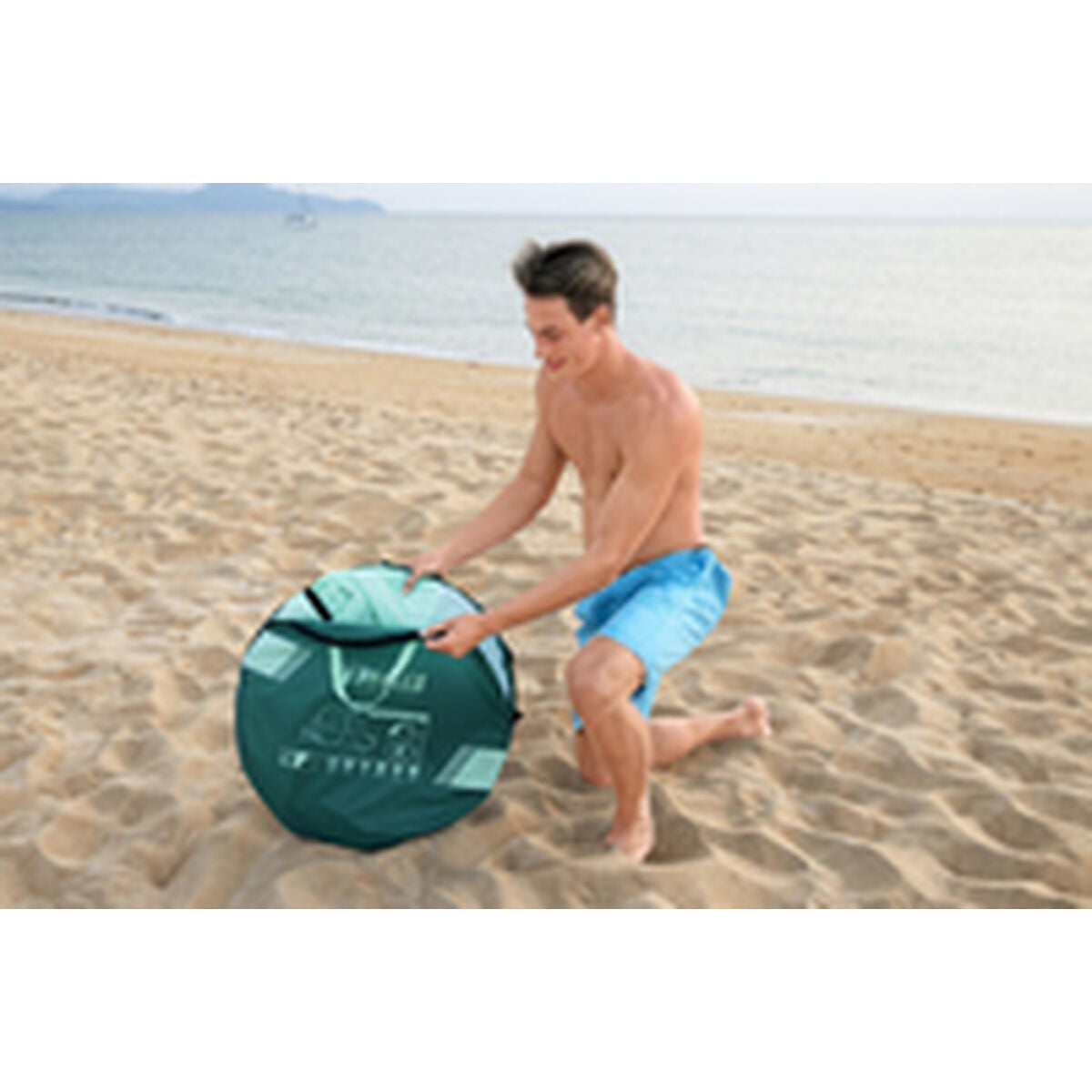 Parabrezza Bestway 200 x 120 x 90 cm Azzurro Verde