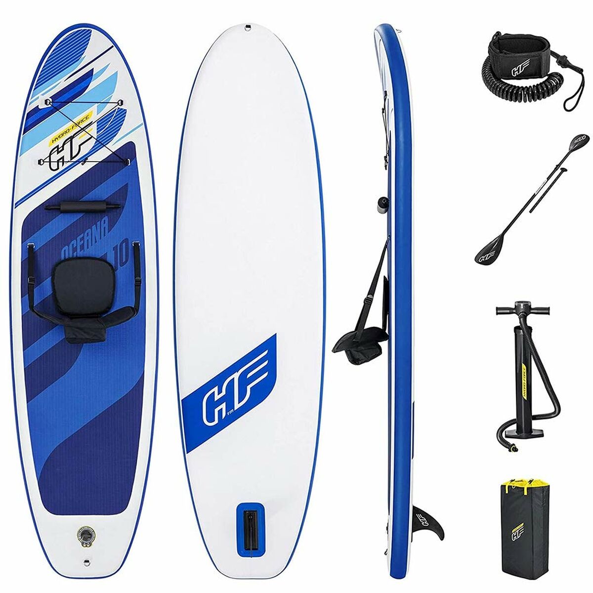 Tavola da Paddle Surf Gonfiabile con Accessori Bestway Hydro-Force 305 x 84 x 12 cm