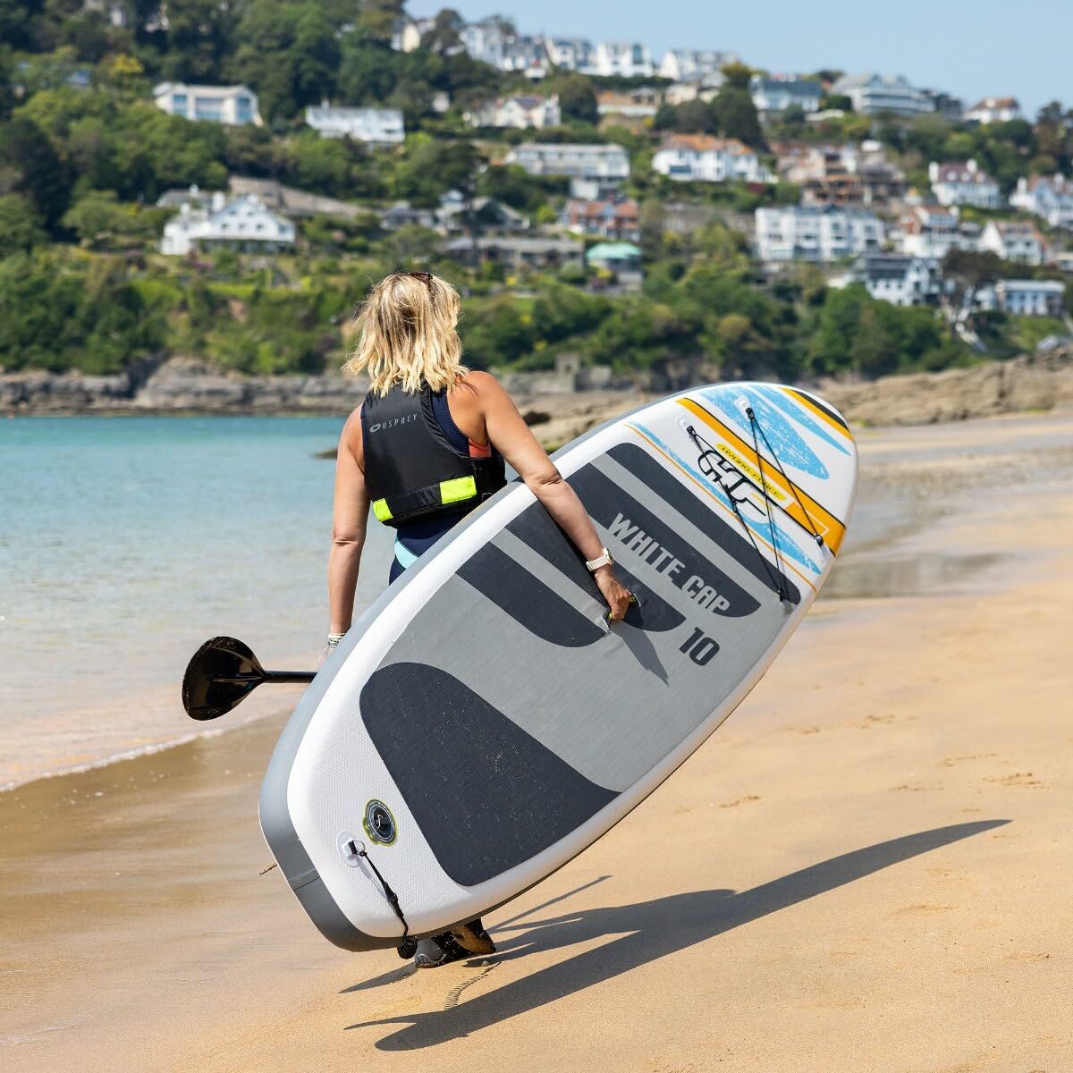 Tavola da Paddle Surf Gonfiabile con Accessori Bestway Hydro-Force Bianco 305 x 84 x 12 cm