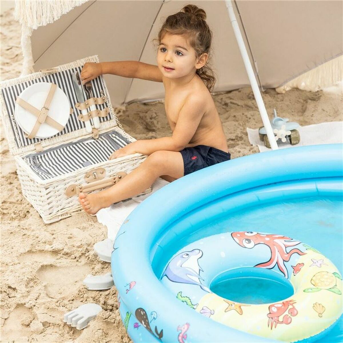 Piscina Gonfiabile per Bambini Swim Essentials 2020SE465 120 cm Acquamarina