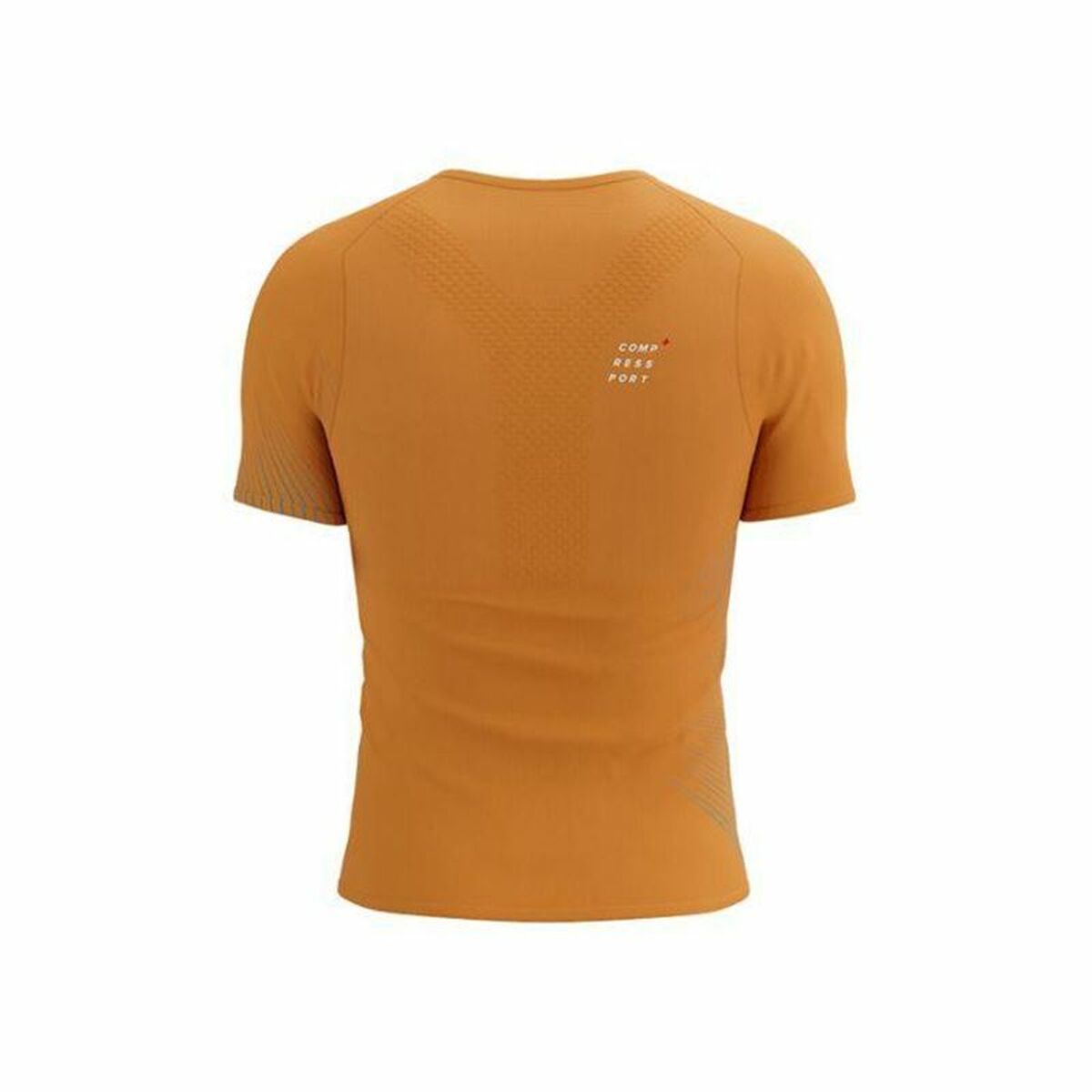 Maglia a Maniche Corte Uomo Compressport Perforance SS Arancione scuro