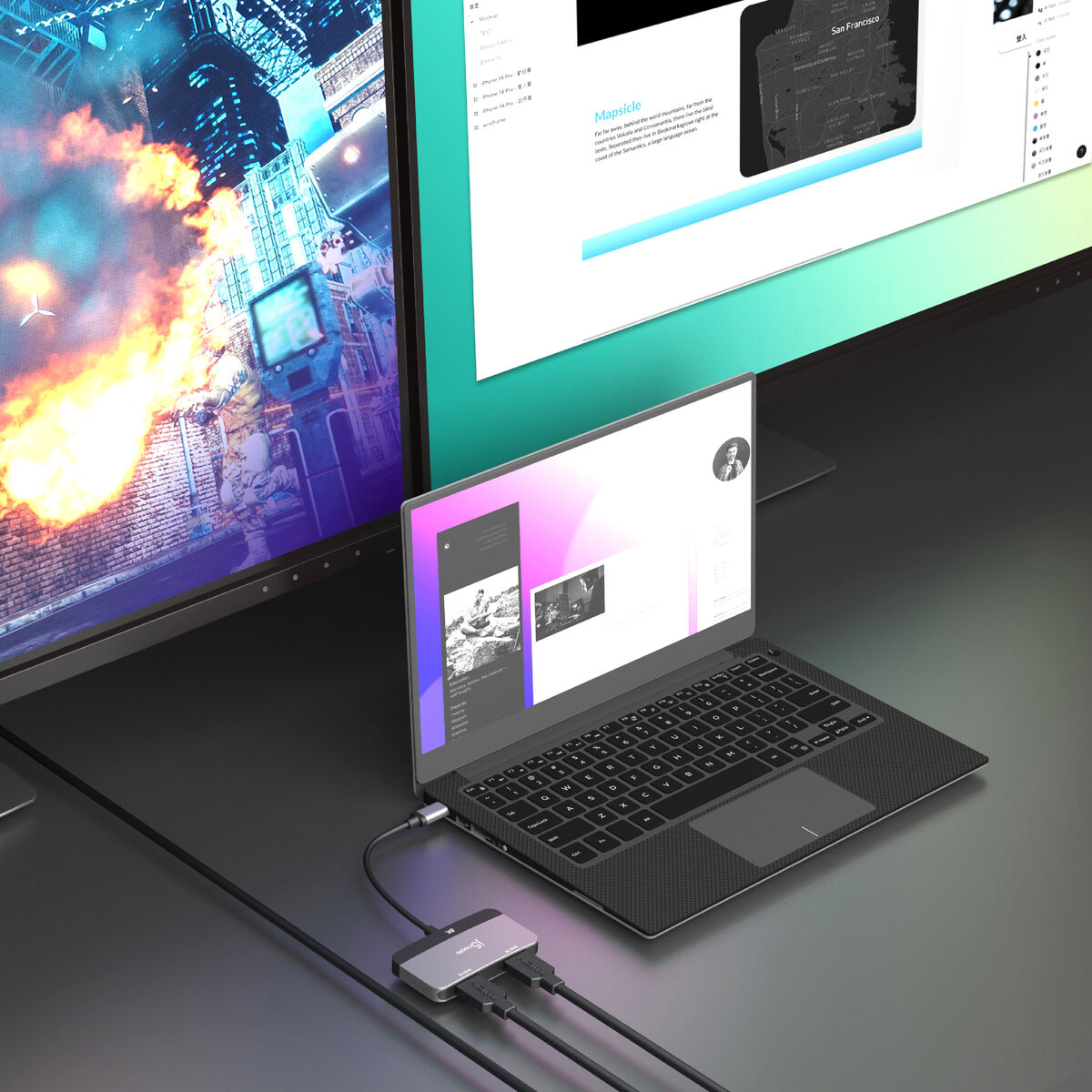 Adattatore USB-C con HDMI j5create JCA465-N