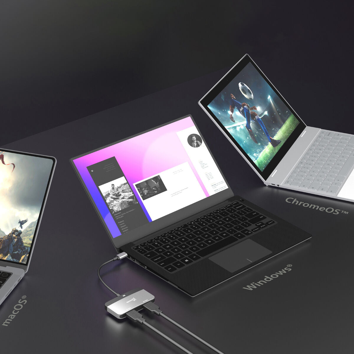 Adattatore USB-C con HDMI j5create JCA465-N