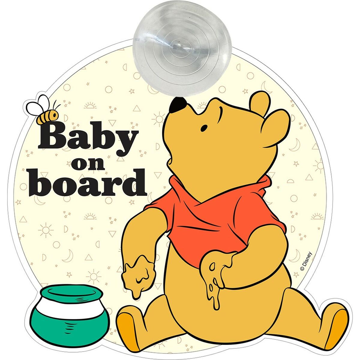 Adesivo per Auto Winnie The Pooh CZ10457 Ø 20 cm
