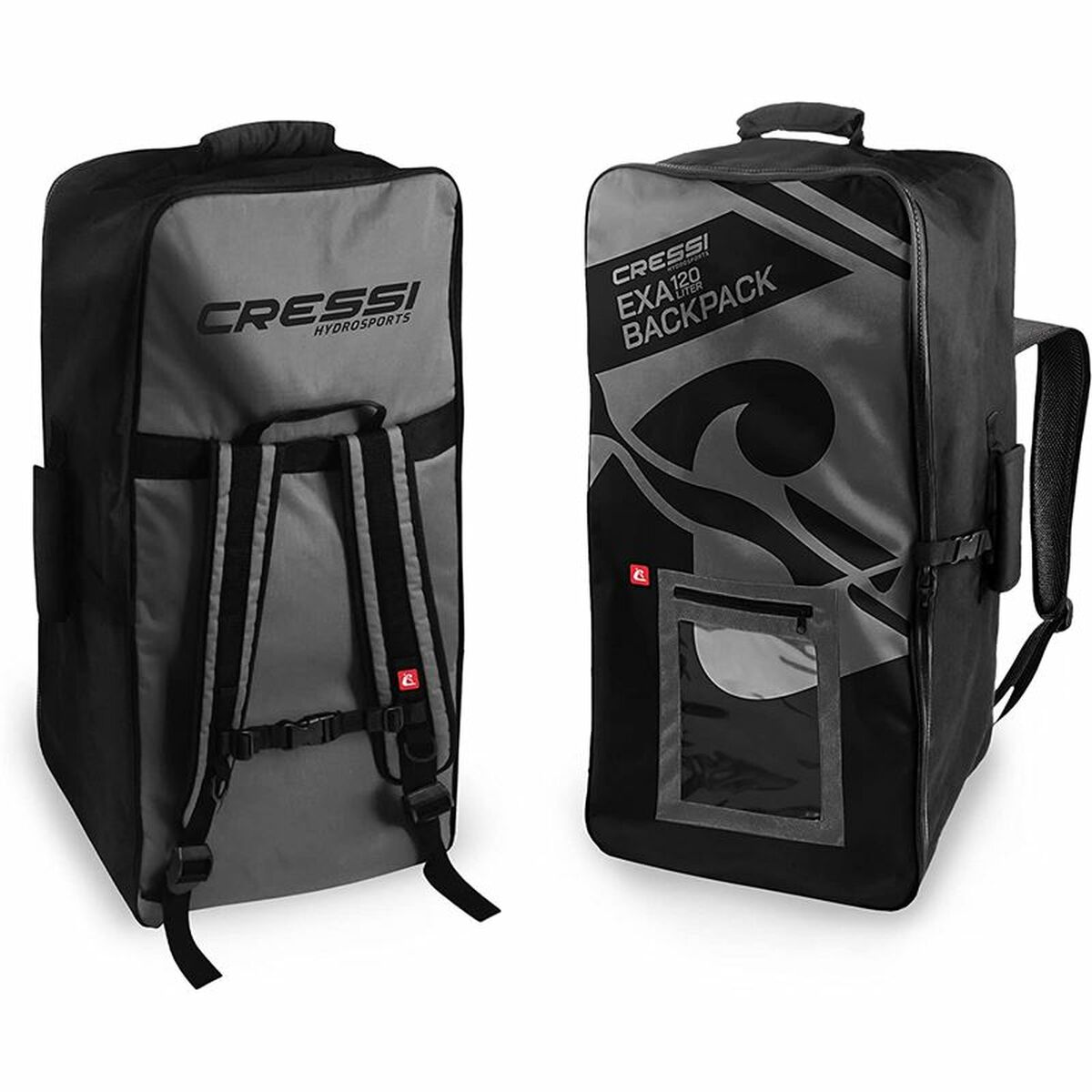 Tavola da Paddle Surf Gonfiabile con Accessori Element  All Round Cressi-Sub 9,2" Bianco Trasparente Bianco/Rosa