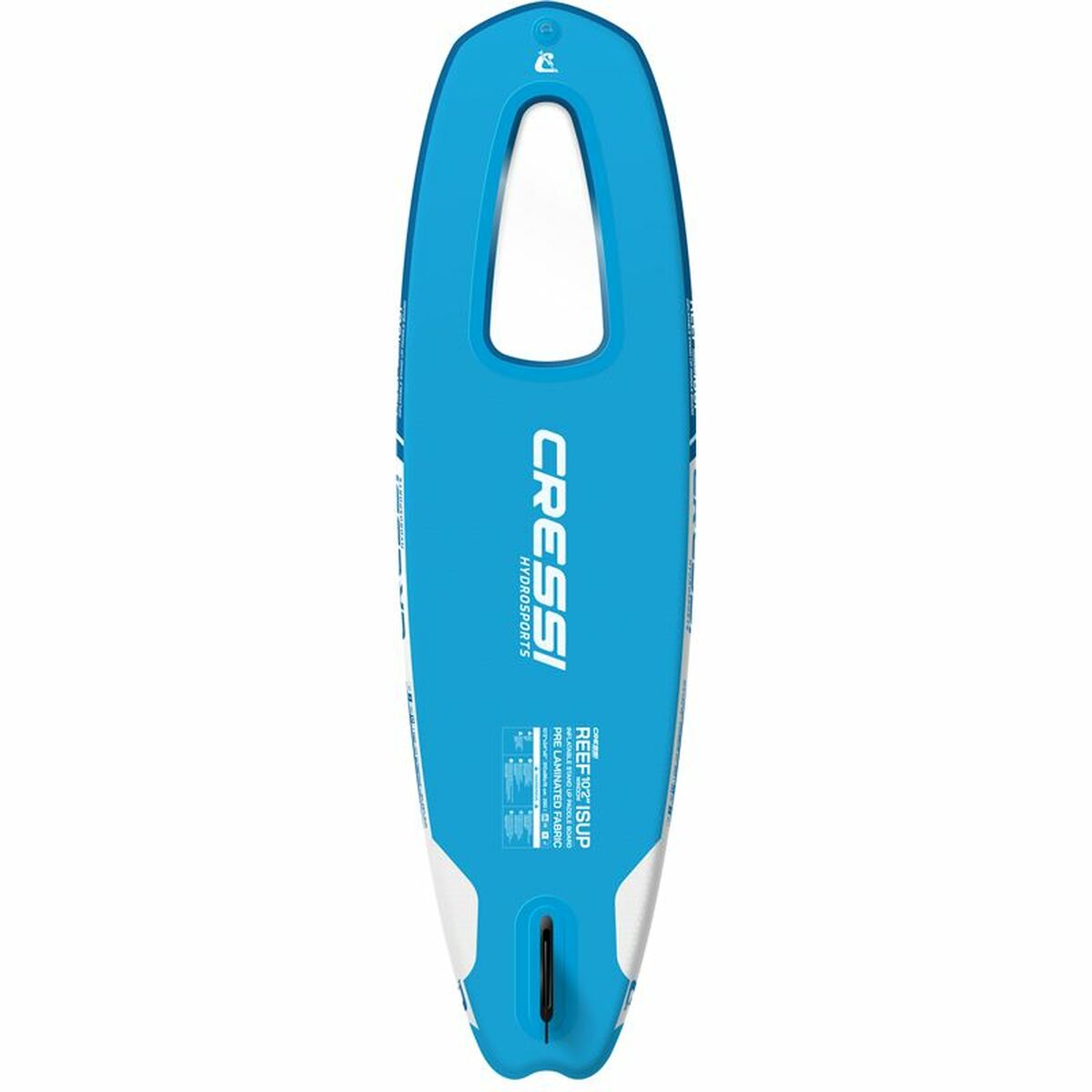 Tavola da Paddle Surf Gonfiabile con Accessori Reef Window Cressi-Sub 10,2" Azzurro