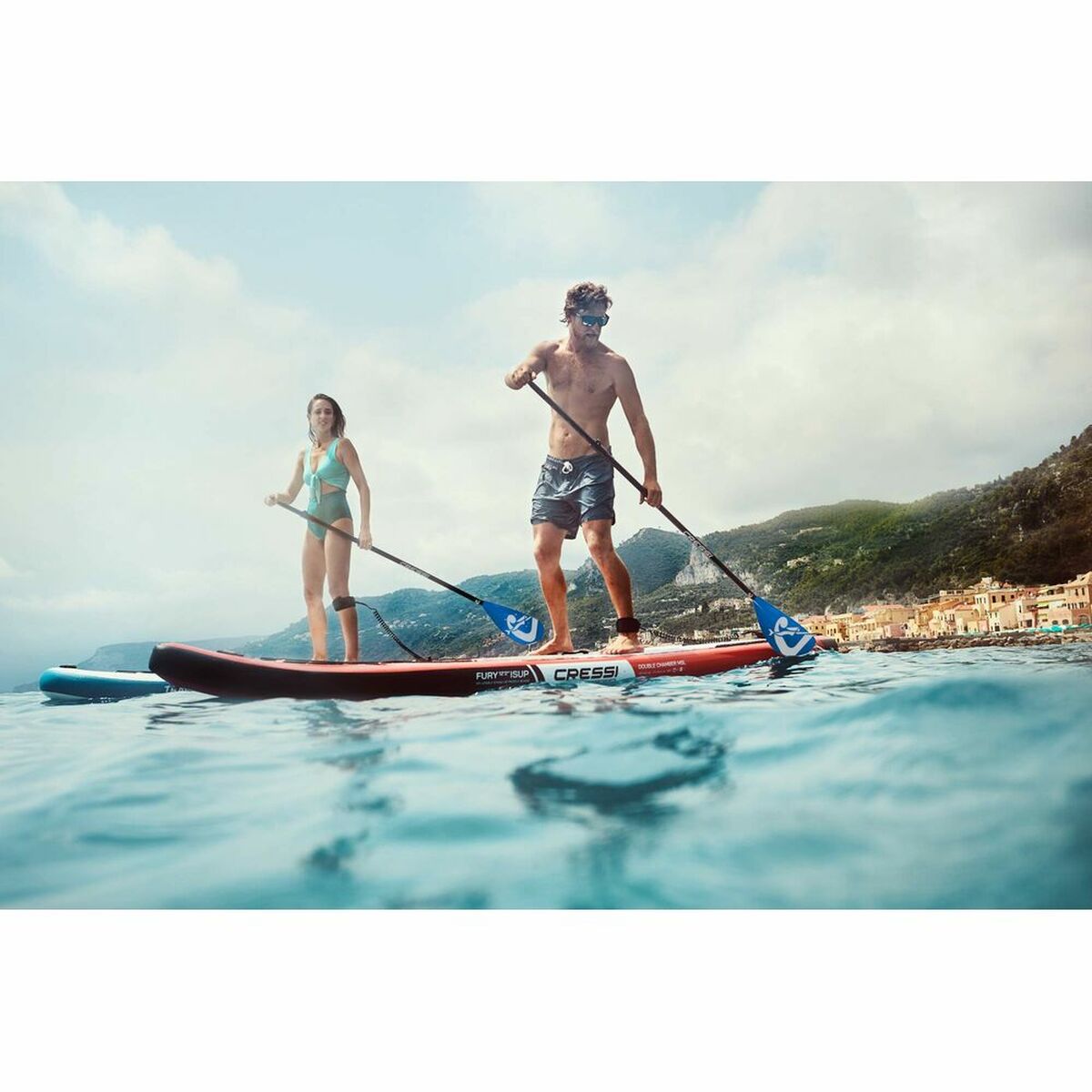 Remo paddle surf Cressi-Sub pagaj do SUP-parent Azzurro