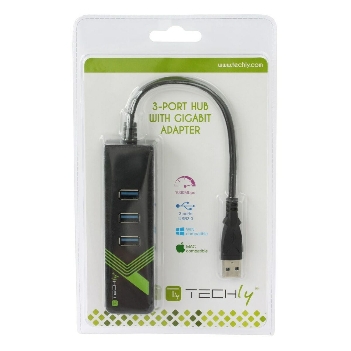 Adattatore USB Techly 105803 0,4 m