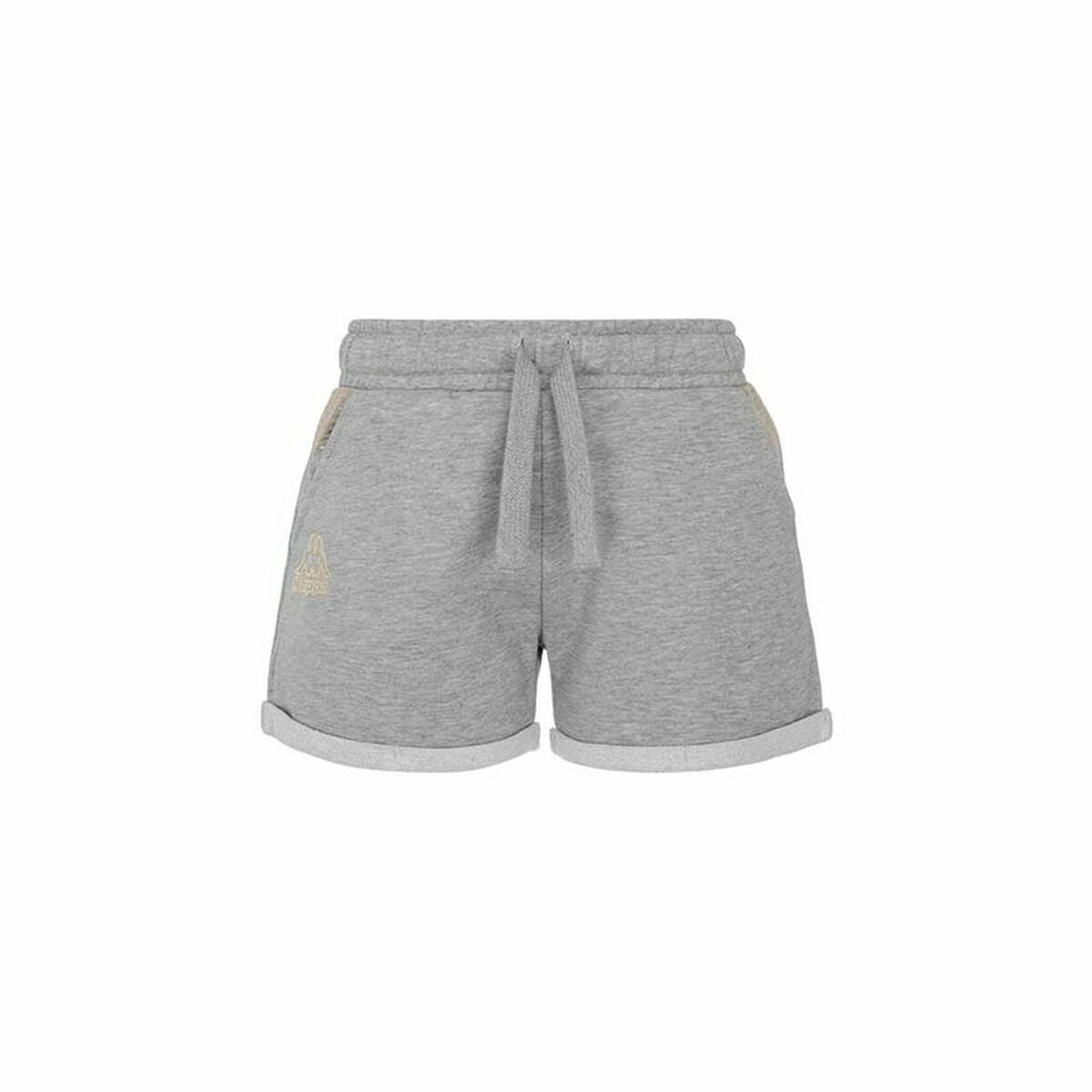 Pantaloncini Sportivi da Donna Kappa Dark Grigio