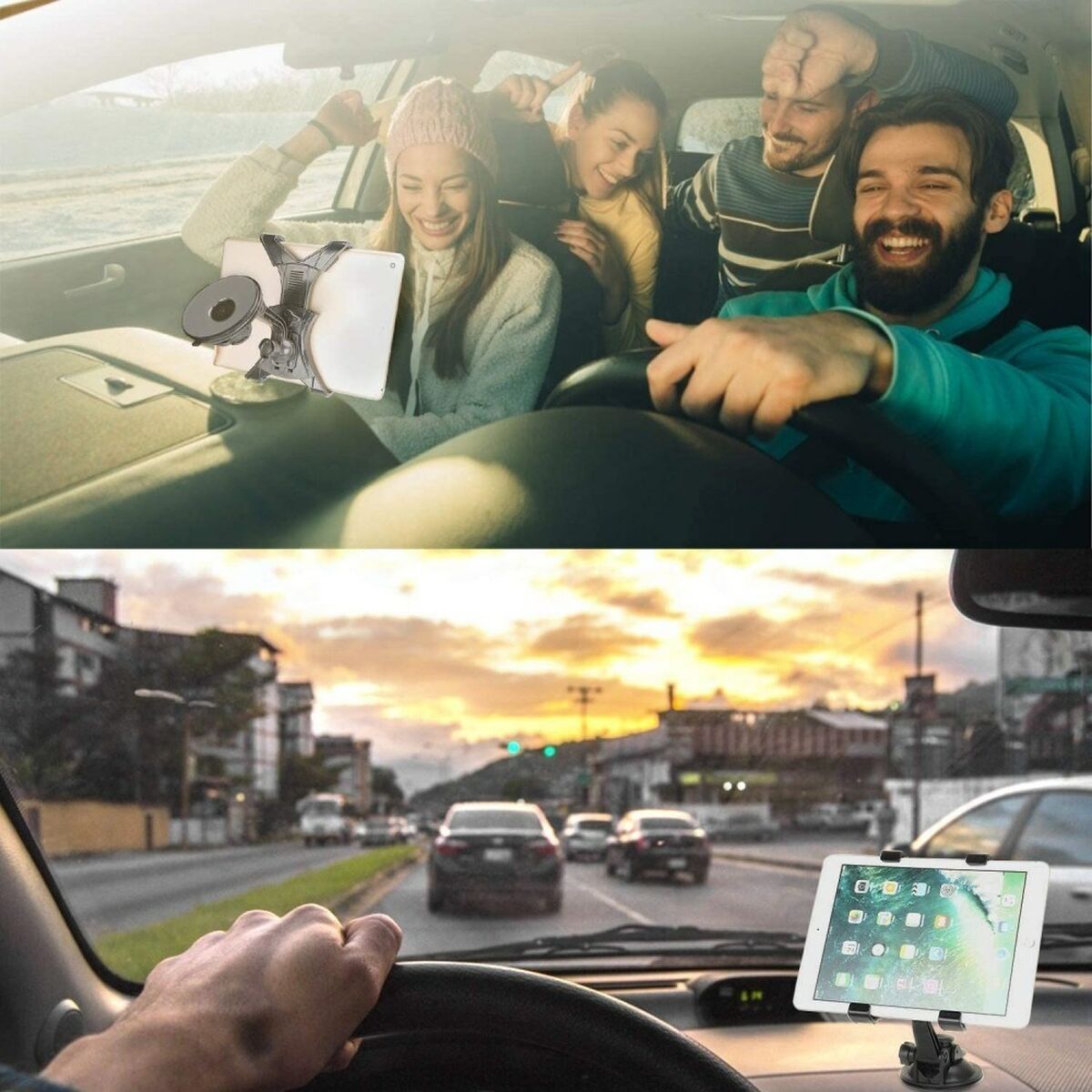 Supporto Tablet Universale per Auto Techly I-TABLET-VENT Nero