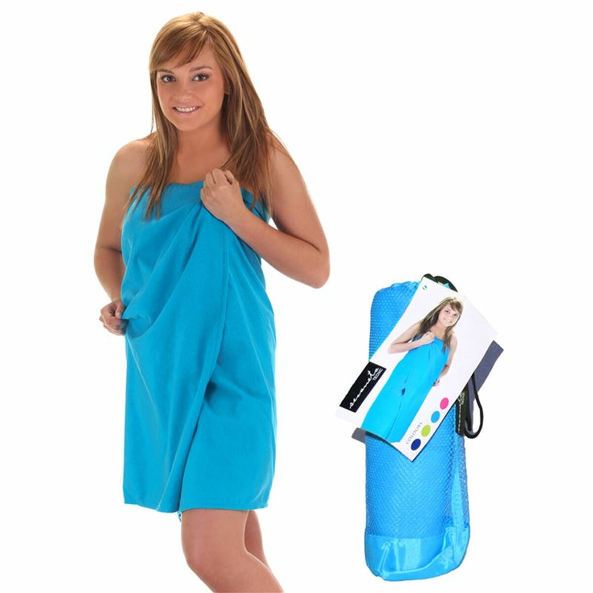 Asciugamano Secaneta 74000-007 Turchese Blu cielo