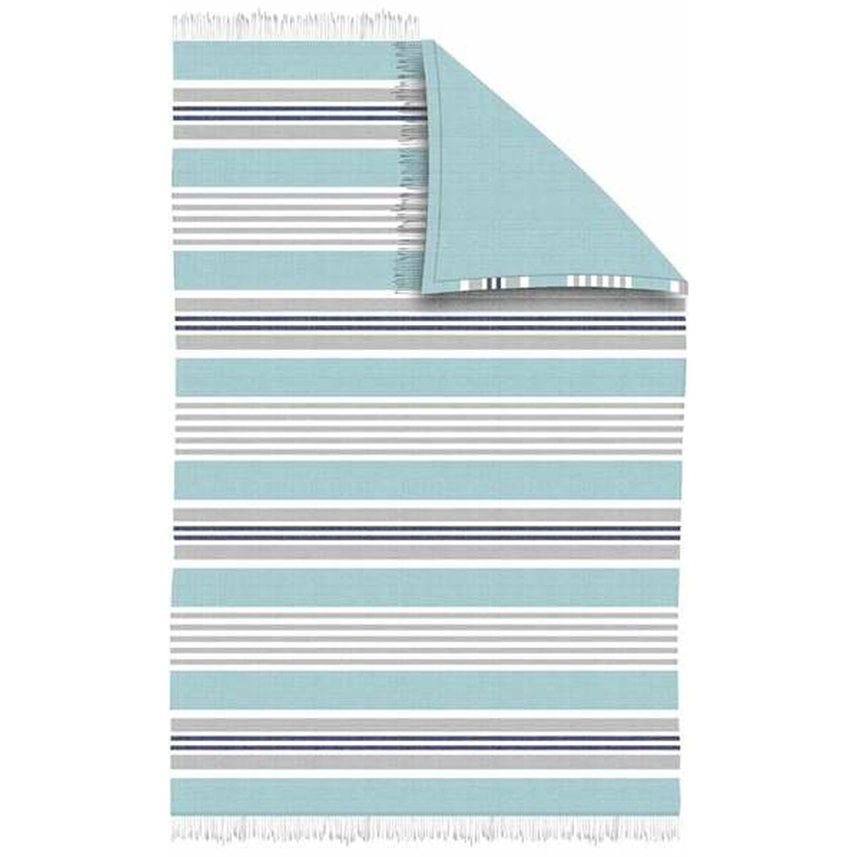 Telo da Mare Secaneta Honsu 100 x 150 cm Con frange Righe