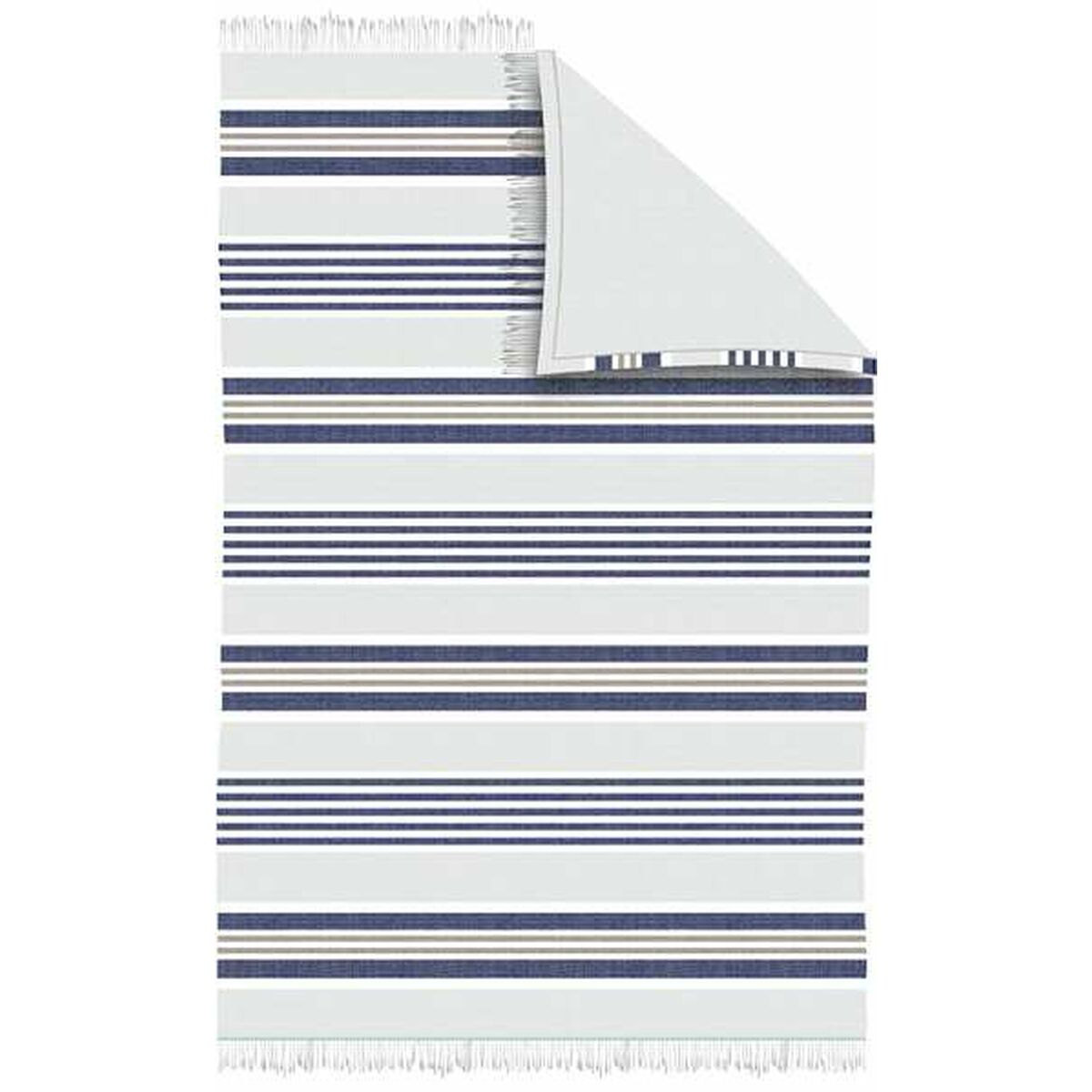 Telo da Mare Secaneta Honsu 100 x 150 cm Con frange Righe