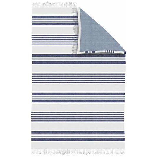 Telo da Mare Secaneta Honsu 100 x 150 cm Con frange Righe