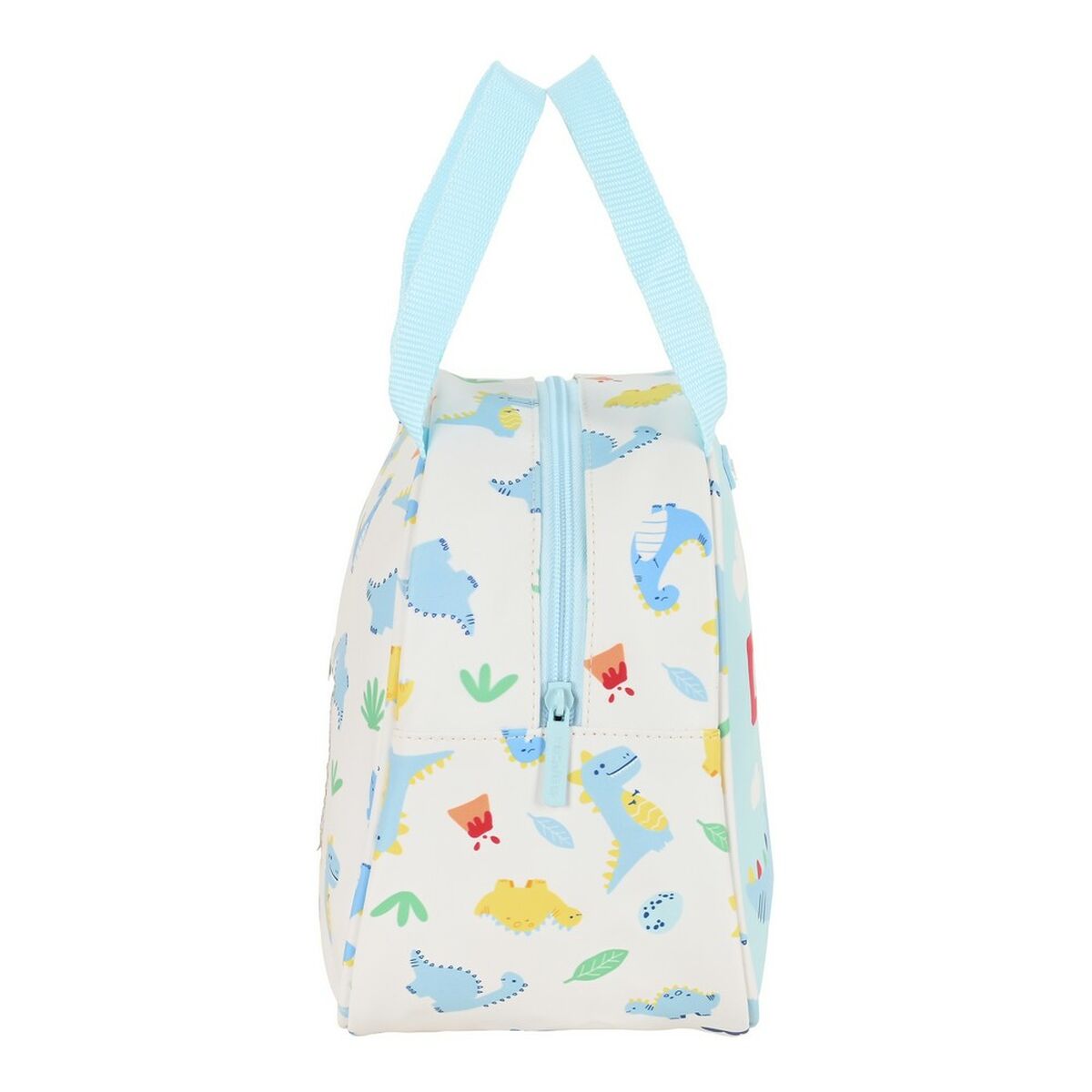 Portamerenda Termico Safta Dinoland Bianco Azzurro Chiaro (19 x 22 x 14 cm)