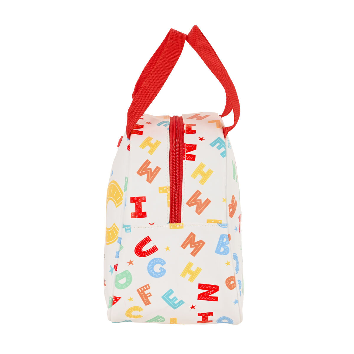 Portamerenda Termico Safta Alphabet Bianco (19 x 22 x 14 cm)