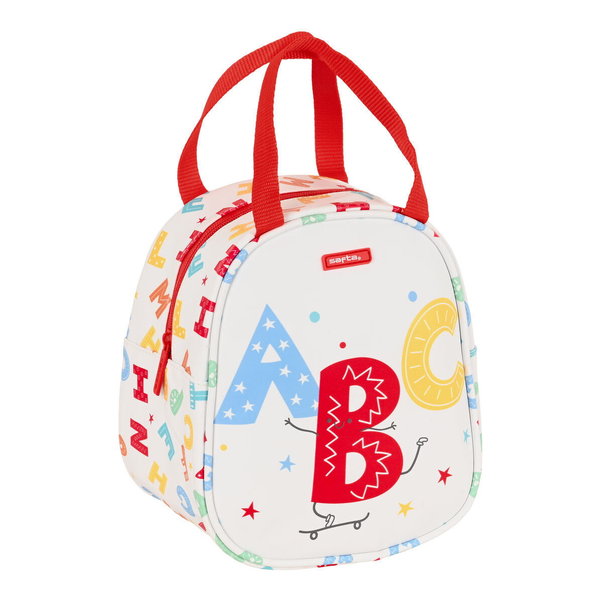 Portamerenda Termico Safta Alphabet Bianco (19 x 22 x 14 cm)