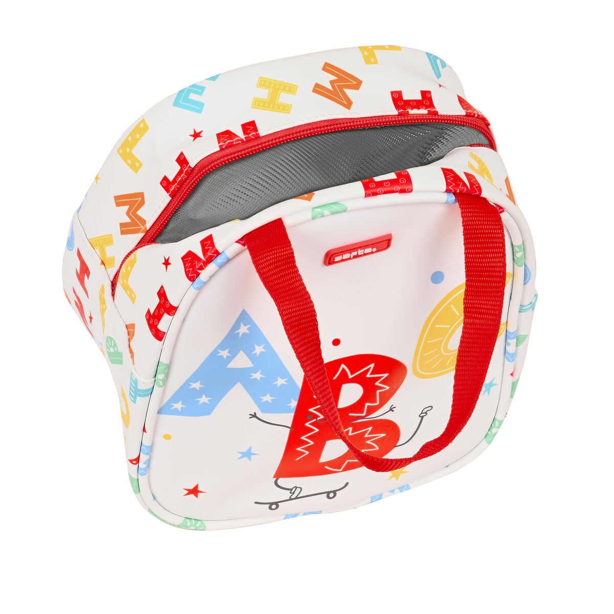 Portamerenda Termico Safta Alphabet Bianco (19 x 22 x 14 cm)
