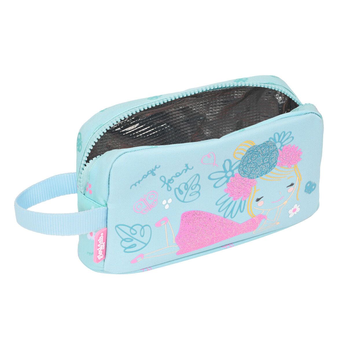 Portamerenda Termico Glow Lab Cute doll 21.5 x 12 x 6.5 cm Azzurro Chiaro