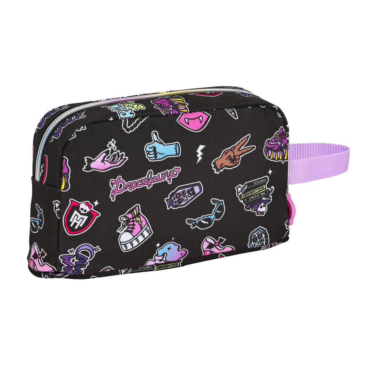 Portamerenda Monster High Creep Nero 21.5 x 12 x 6.5 cm