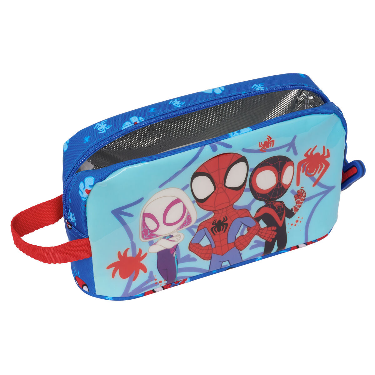 Portamerenda Termico Spidey Azzurro 21.5 x 12 x 6.5 cm