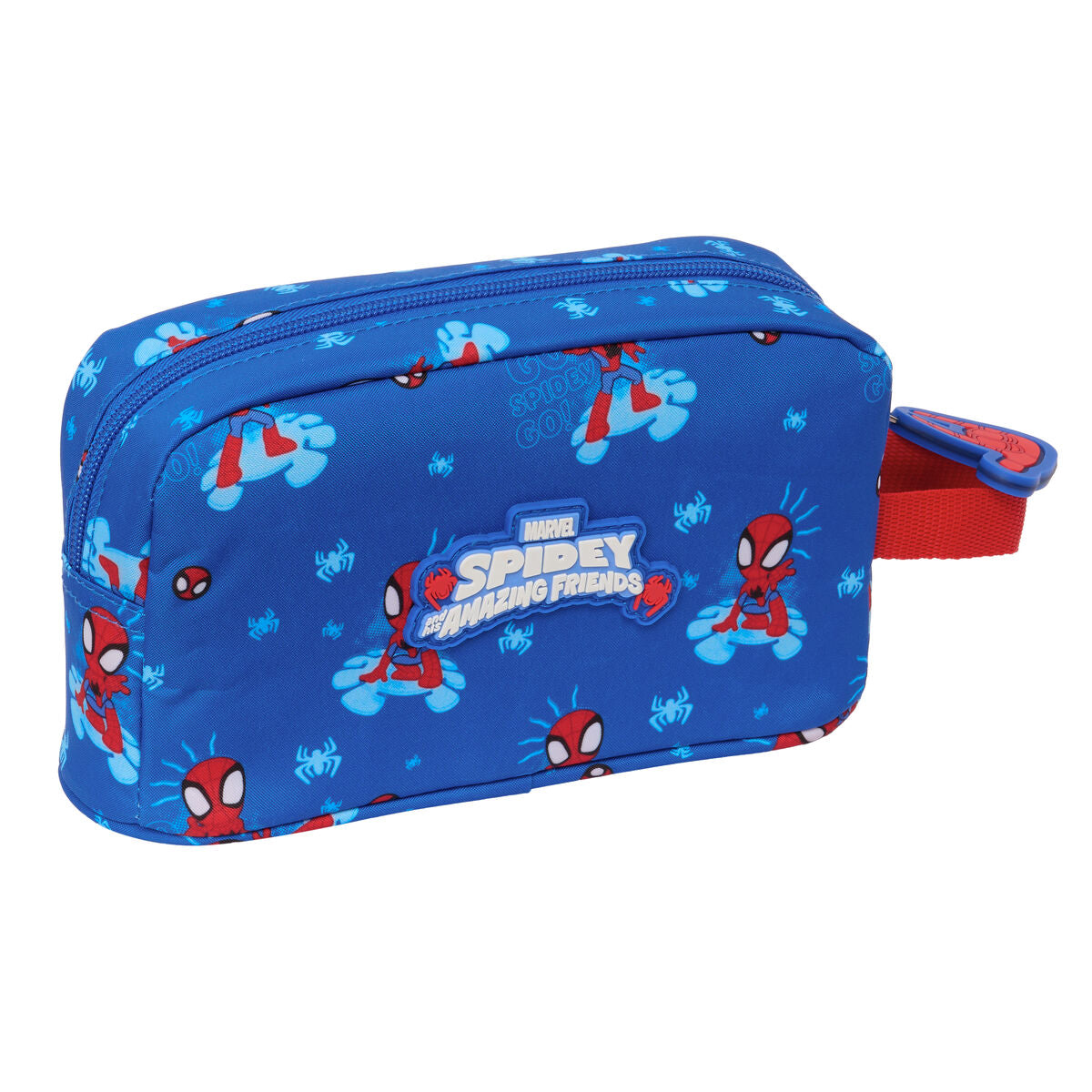 Portamerenda Termico Spidey Azzurro 21.5 x 12 x 6.5 cm