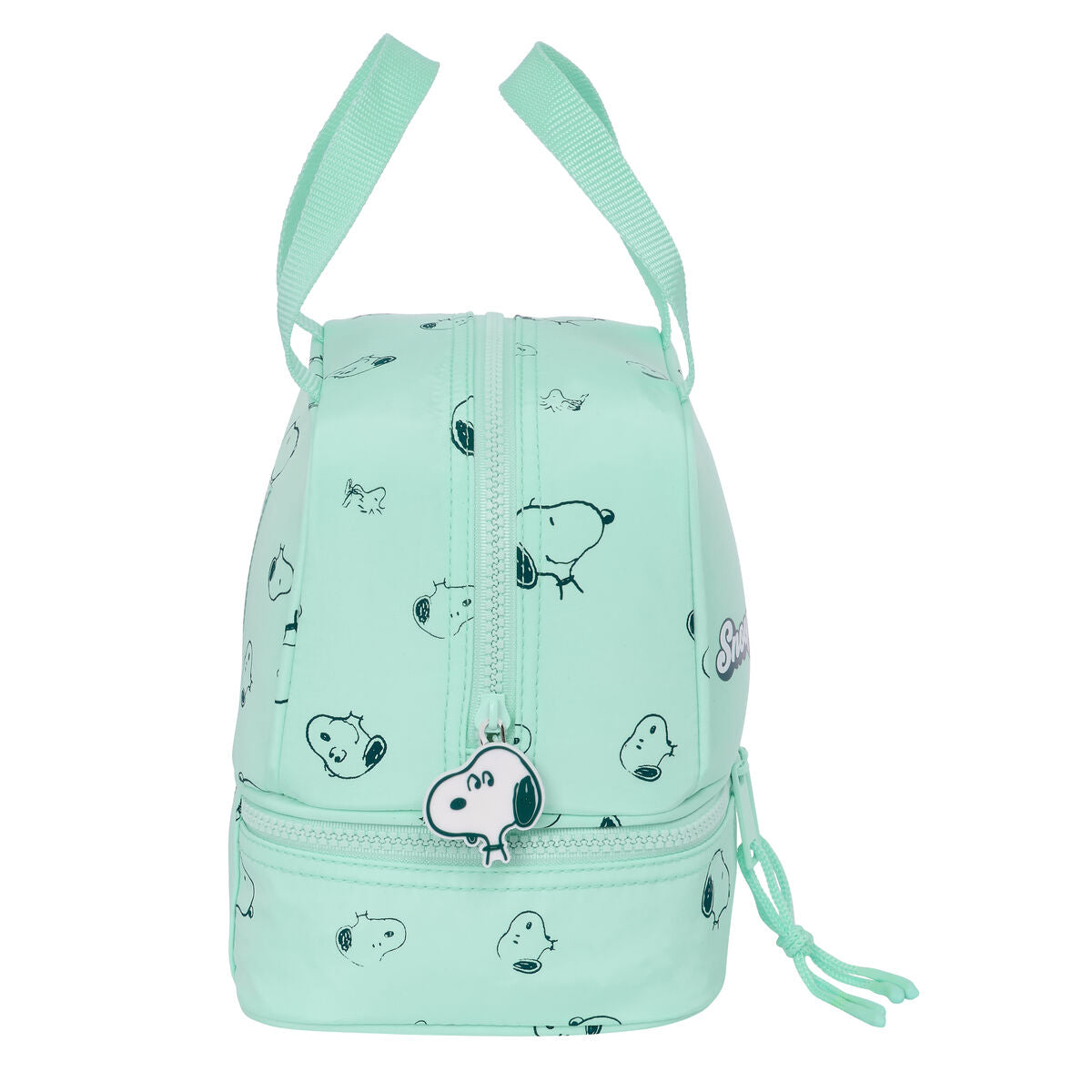 Portamerenda Snoopy Groovy Verde 20 x 20 x 15 cm