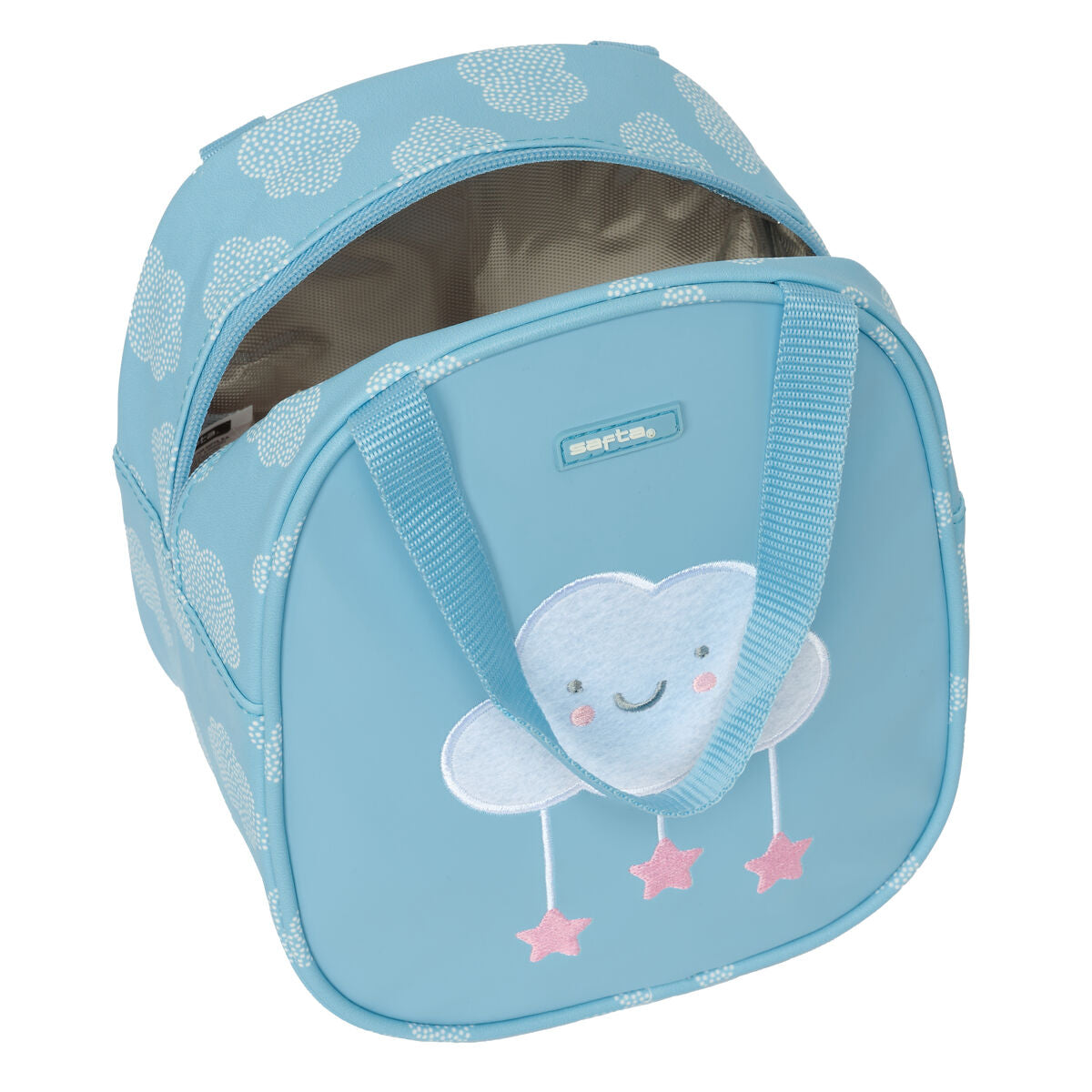 Portamerenda Termico Safta Nuvole Azzurro 19 x 22 x 14 cm