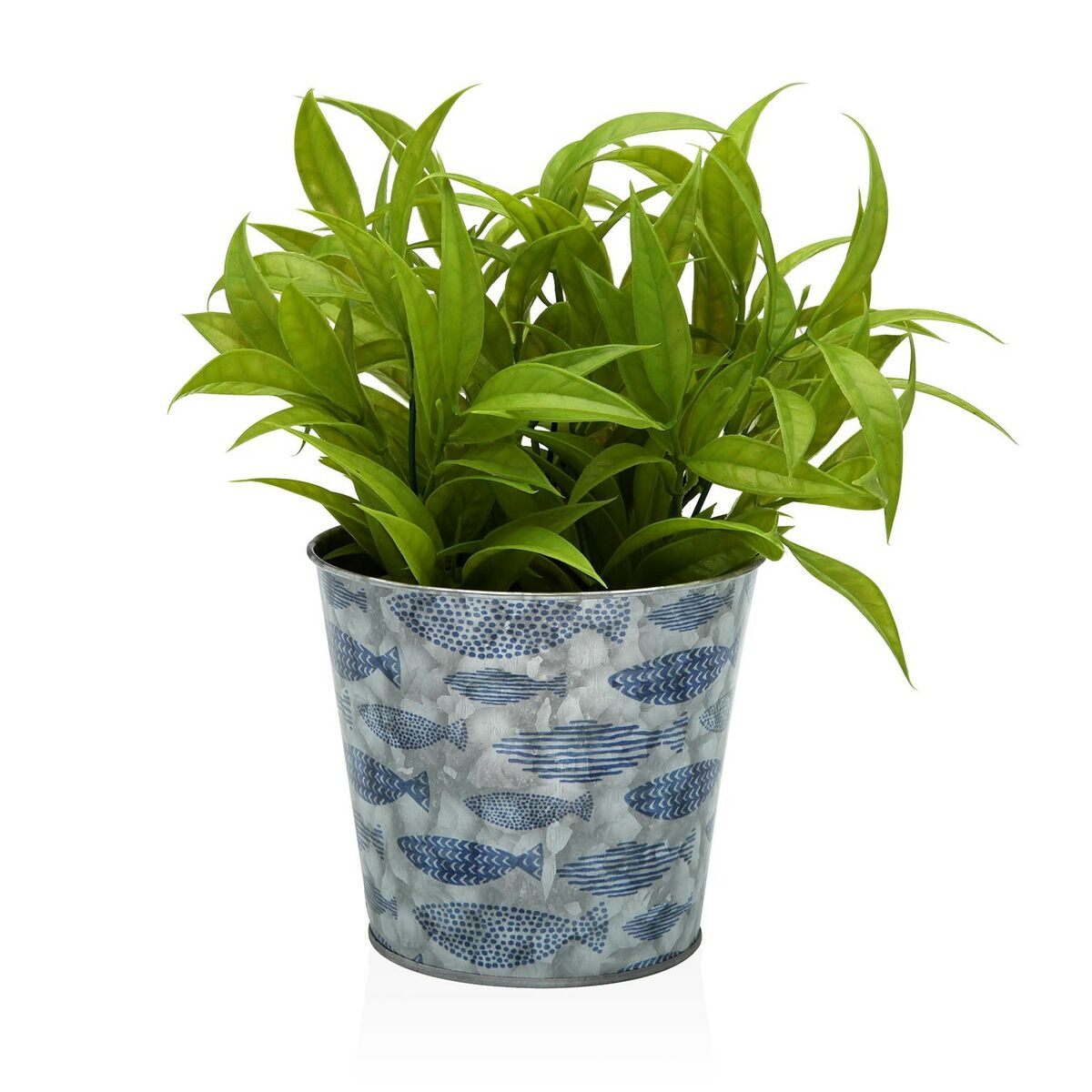 Vaso Versa Metallo Minimalista 13 x 12 x 13 cm