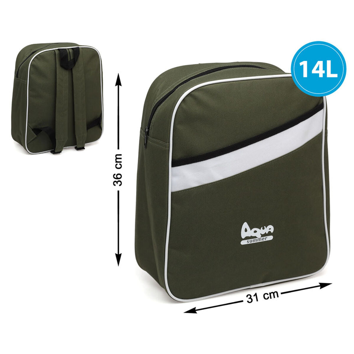 Zaino Refrigerante Verde 31 x 13 x 36 cm
