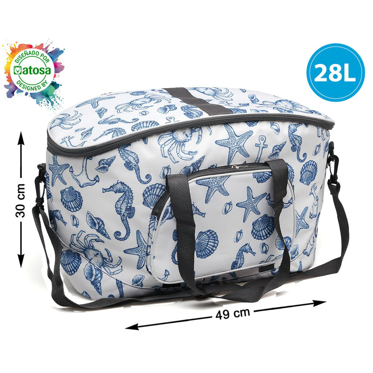 Borsa Frigo Azzurro Marino 49 x 21 x 30 cm
