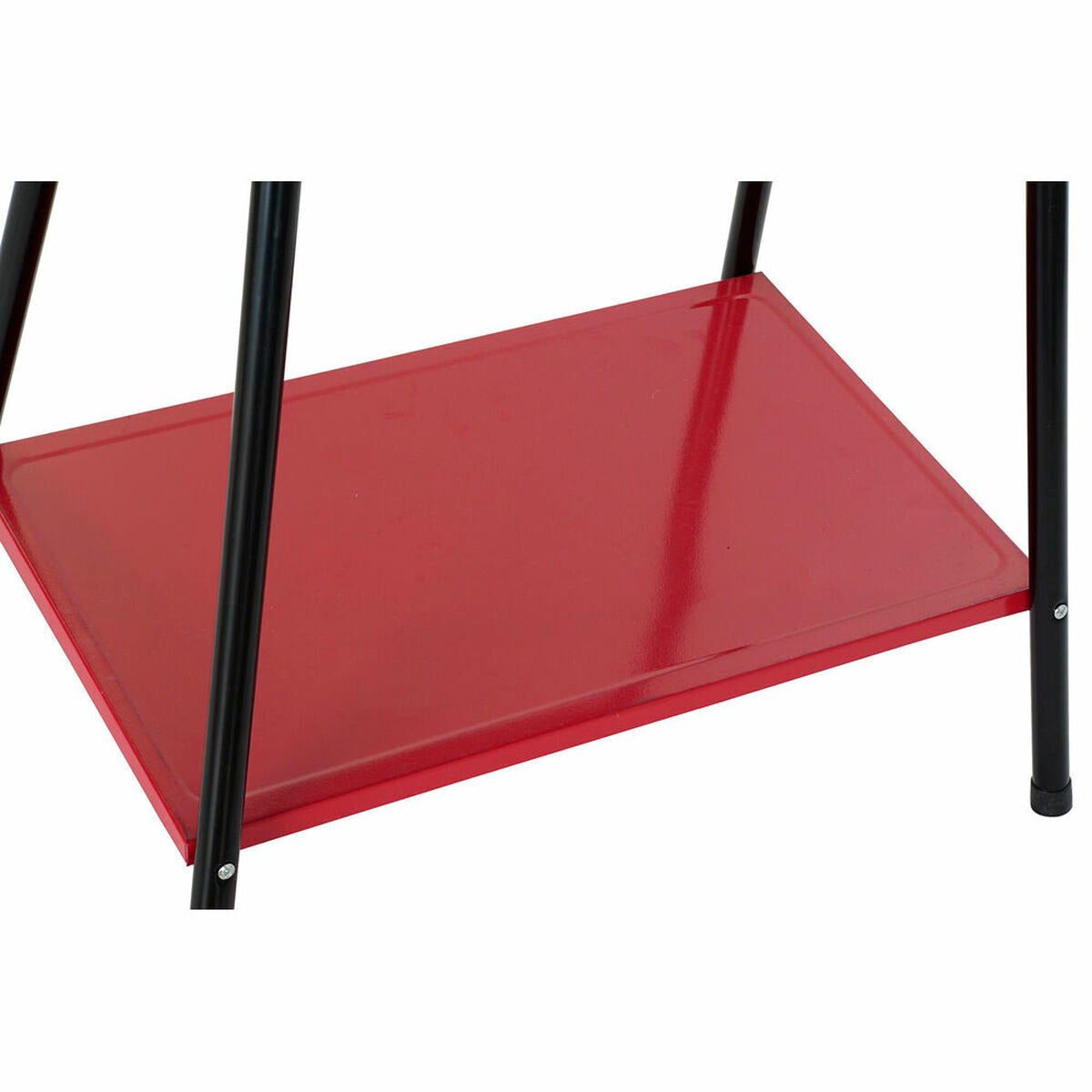 Barbecue a Carbone con Gambe DKD Home Decor Rosso Nero Acciaio 53 x 37 x 80 cm (53 x 37 x 80 cm)